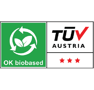 ไบโอพลาสติกตามมาตรฐานสากล TÜV AUSTRIA 3 ดาว